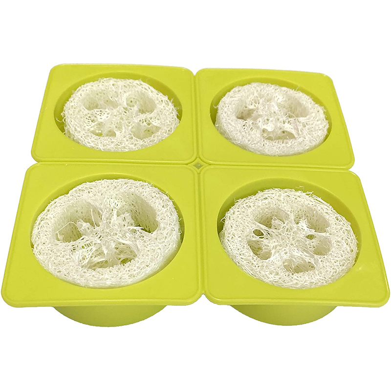 Soap Making Kit For Beginners - 4 تجويف مستدير سيليكون قالب صابون