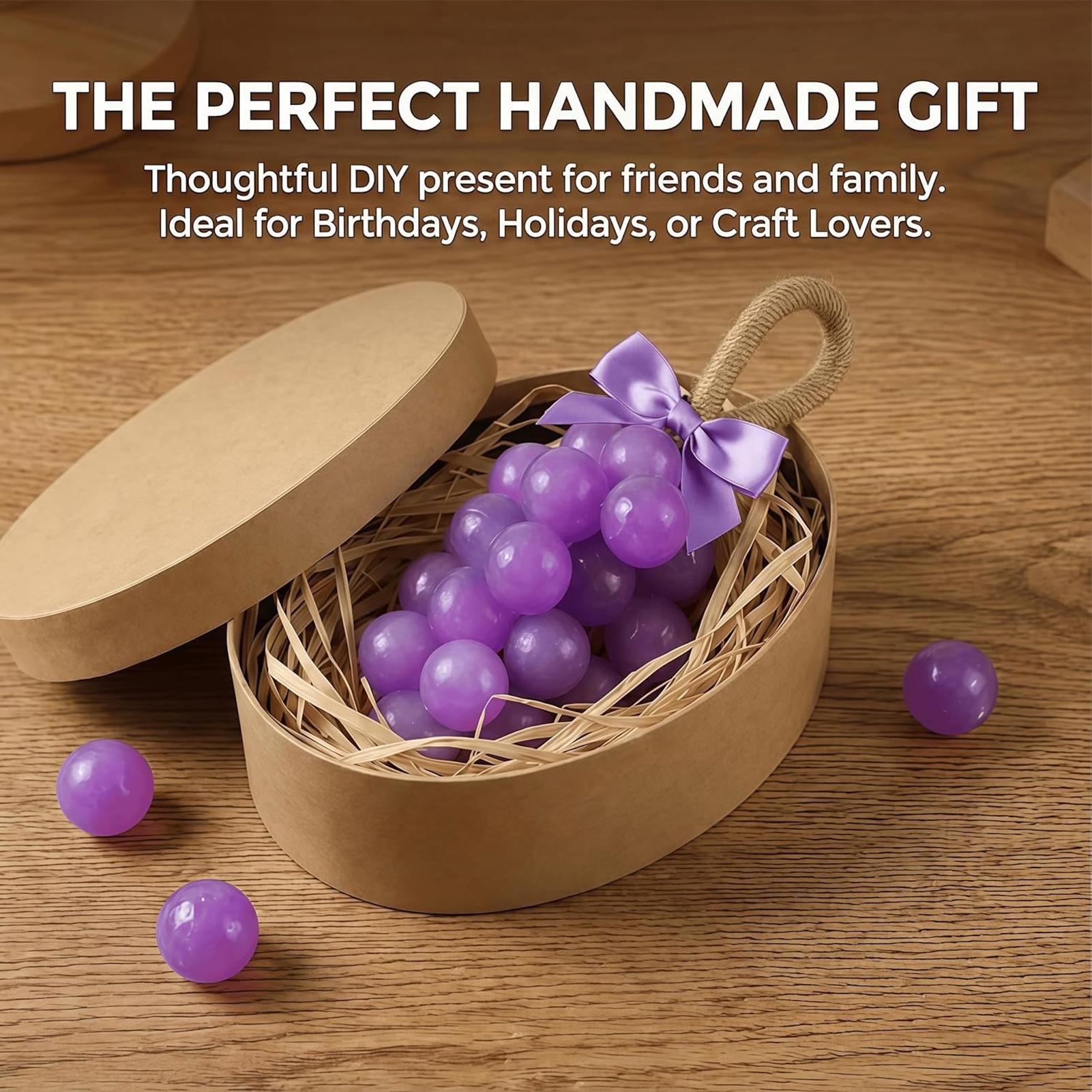 Soap Making Kit For Beginners - قالب صابون على شكل عنب سهل