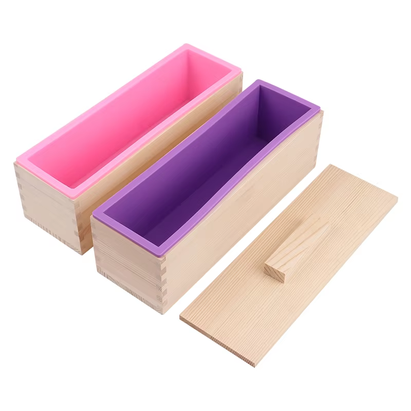 Soap Making Kit For Beginners - قالب صابون سيليكون مستطيل الشكل سعة