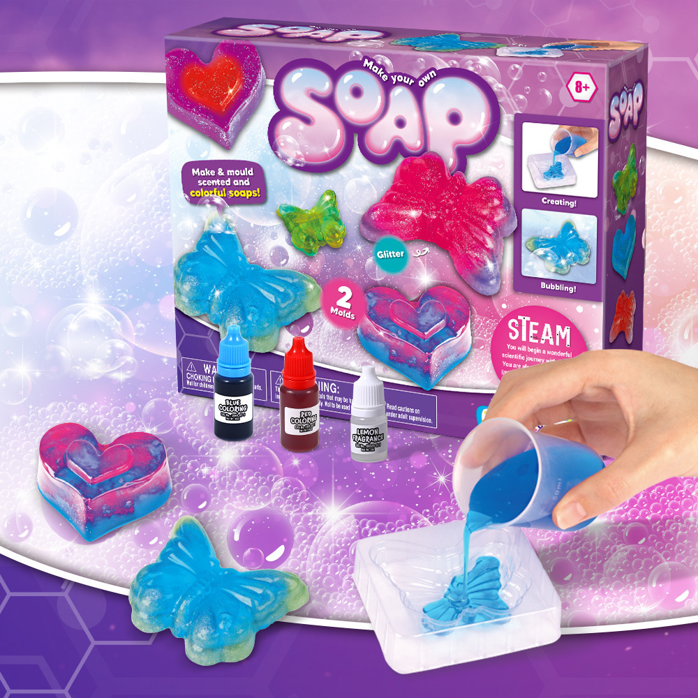 Soap Making Ins - مجموعة صنع الصابون اليدوي، مجموعة تجارب
