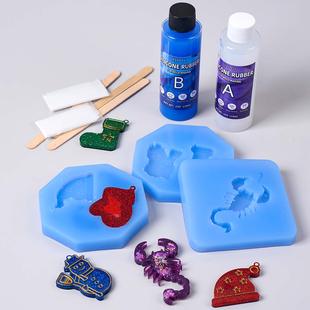 طقم صنع قوالب السيليكون 118 مل - مراجعة Soap Making Ins وسعره