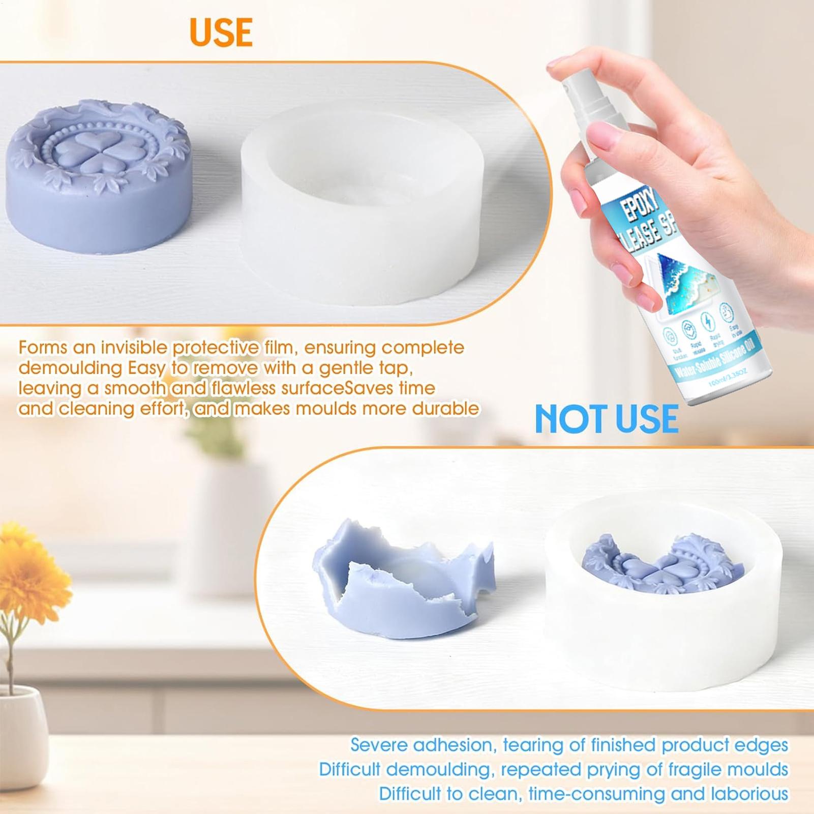 رذاذ سيليكون للقوالب، رذاذ إيب - مراجعة Soap Making Instructions وسعره
