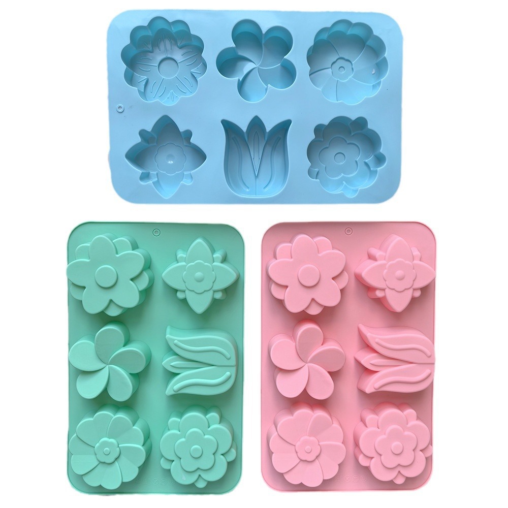 قوالب سيليكون على شكل زهور متن - مراجعة Soap Making Kit For Beginners وسعره
